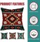 Fahrendom Southwest Native American Indian Decorative Throw Pillow Covers 18 x 18 Set of 4, Boho Vintage Aztec Navajo Tribal Porch Outdoor Pillowcase, Western Geometric Couch Cushion Case Home Decor